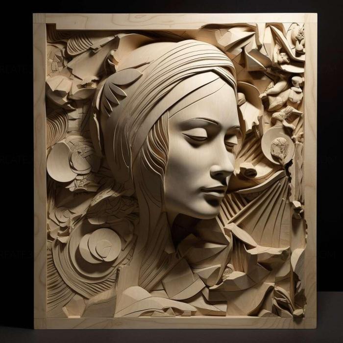 نموذج ثلاثي الأبعاد لآلة CNC 3D Art 